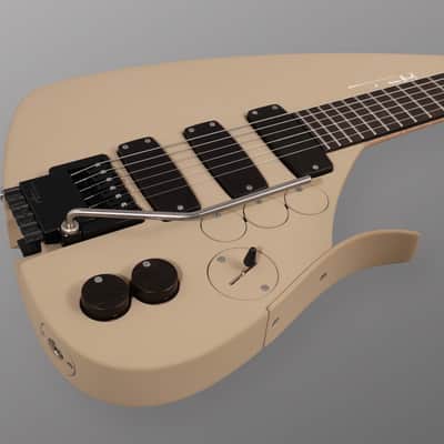Teuffel Tesla Trem - “Sand” w/ Ebony accents, Birdseye Maple Neck & RWB Trem. NEW (Authorized Dealer) *Video Added* image 6