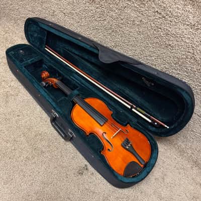 Violin Unlabeled 4/4 w/Case & Bow B image 2