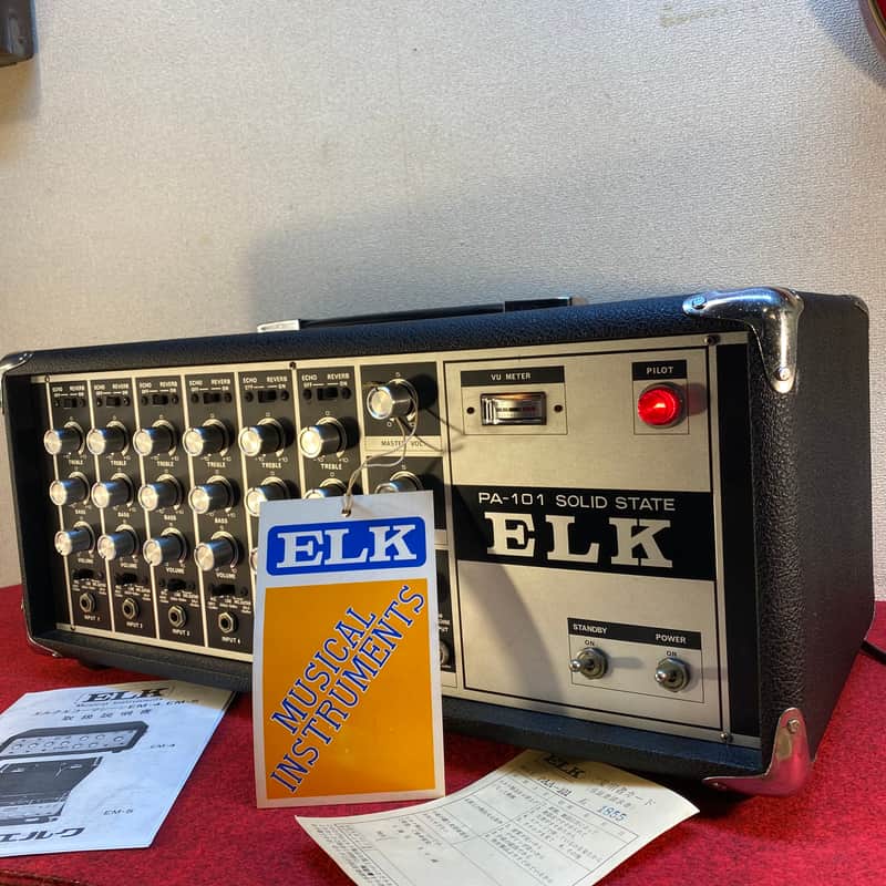 1976 Elk PA-101 with built in spring reverb and send/return- Nice