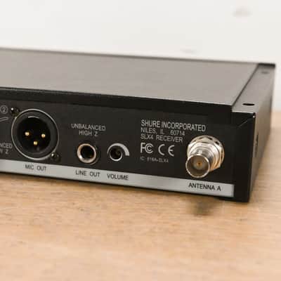 Shure SLX4 Wireless Receiver - L4 Band: 638-662 MHz (NO POWER SUPPLY) CG0132R image 6