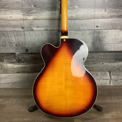 Washburn J5TSK Hollowbody Electric Guitar - Sunburst image 6