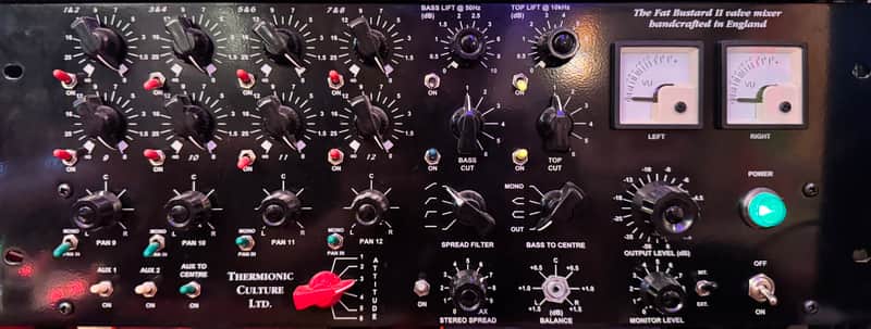 Thermionic Culture Fat Bustard MkII Tube Summing Mixer 2010s - Black image 1