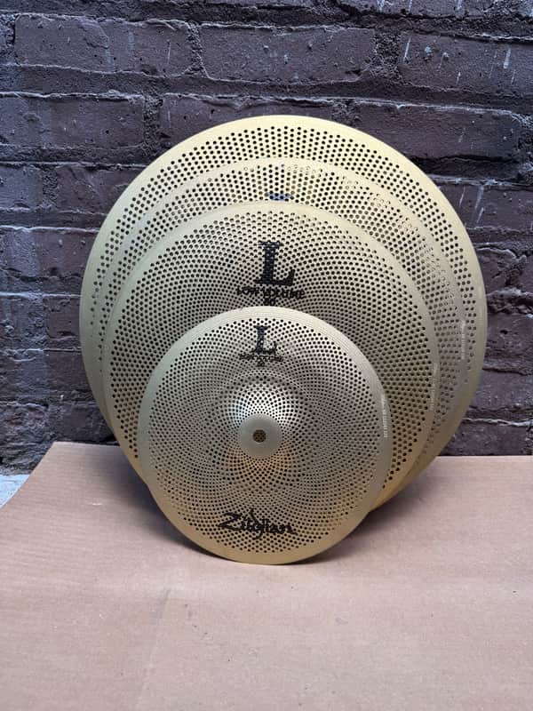 Zildjian L80 Low Volume Cymbal Pack – 14" Hi-Hats, 16" Crash, 18" Crash/Ride, 10" Splash image 1