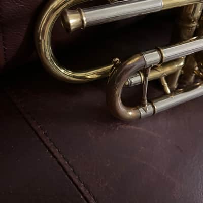 Buescher Custom Built Aristocrat (1955)(Model 264) Bb cornet SN 348477 (rare) image 14