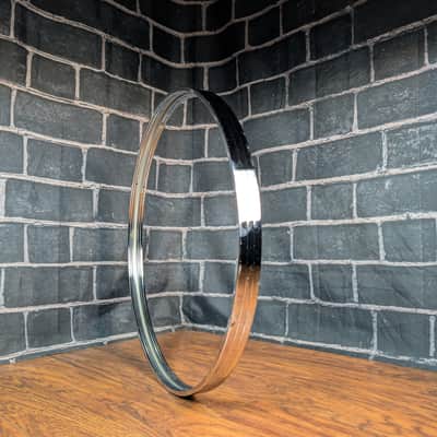 Tama 24" Swingstar Steel Bass Drum Hoop – 1980s Made in Japan • Chrome • Vintage MIJ Hardware • Strong, Durable Steel Hoop image 7