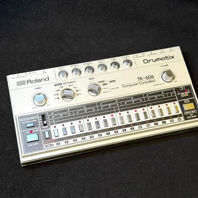 Roland TR-606 Drumatix 1980s - Silver