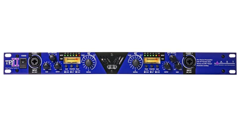 ART TPS II 2-Channel Tube Microphone Preamp 2011 - Present - Blue image 1