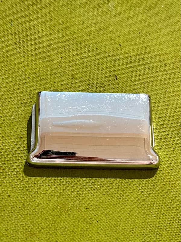 Fender Stratocaster Bridge Cover 1970s Chrome image 1
