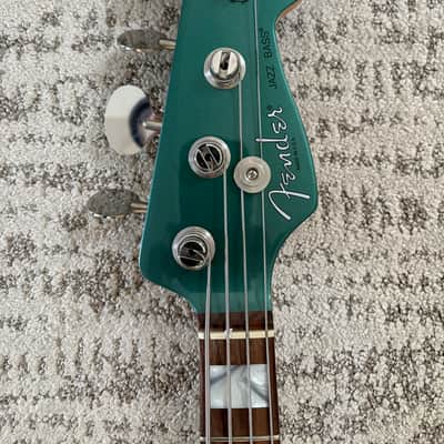 Fender Adam Clayton Artist Series Signature Jazz Bass 2019 Sherwood Green Metallic image 2