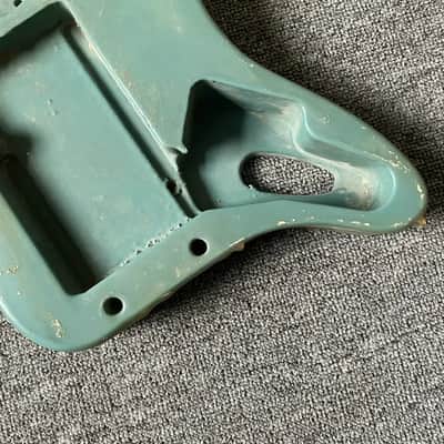 Green DIY Project Traveler Guitar Body image 3