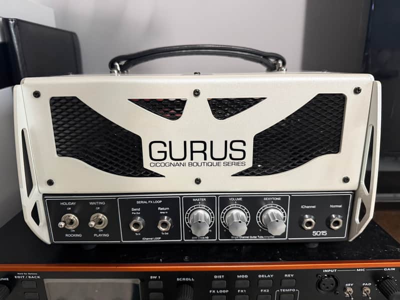 Gurus Amps 5015 Amplifier Head 2010s - WHITE image 1
