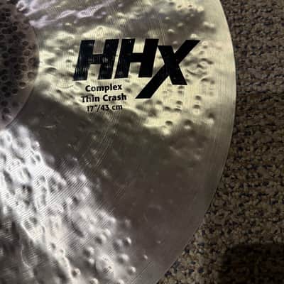 Sabian 17" HHX Complex Thin Crash Cymbal 1121g - Natural image 2