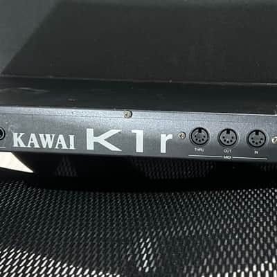 Kawai K1R Rackmount Digital Synthesizer Synth Module with Og Power supply & midi cables image 6