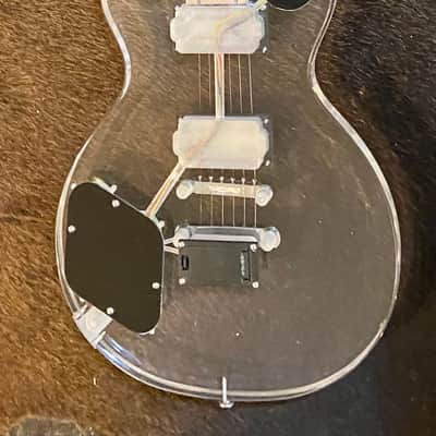 Unbranded Crystal Clear Acrylic Lucite Les Paul Clear image 6