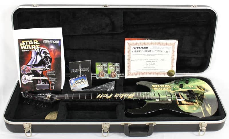 Fernandes Retrorocket Star Wars Guitar Collection Darth Vader Yoda