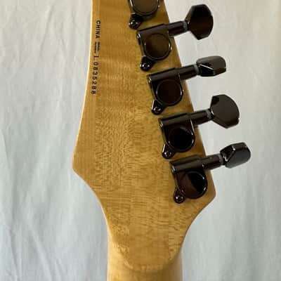 Anthem S-style Electric 24 Fret Guitar HH 2009 - Quilted Top image 5