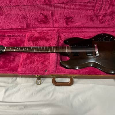 Gibson SG II 1974 with case Walnut vintage mini humbucker image 1