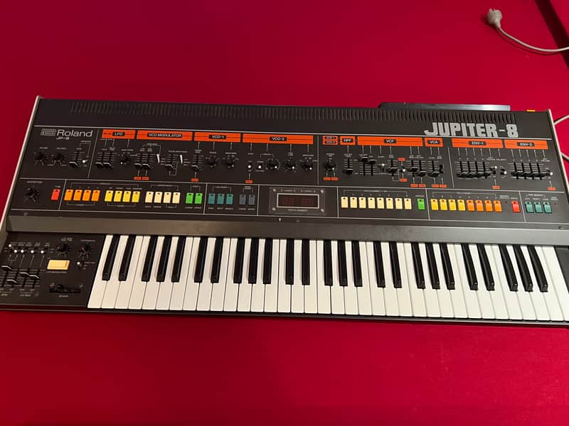 Roland Jupiter-8 61-Key Synthesizer 1981 - 1985 - Black image 1
