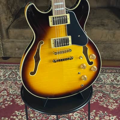 Ibanez JSM10EM-TTB John Scofield Signature Two-tone Burst - NEW image 4