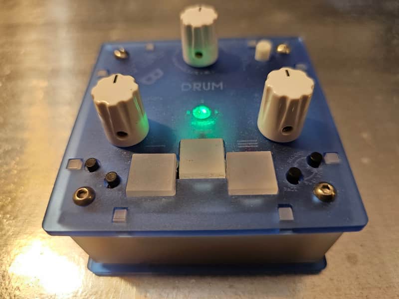 BASTL Instruments Trinity DRUM Polyphonic Drum Sample Player 2017 - Clear Blue RARE w/ Original BOX image 1