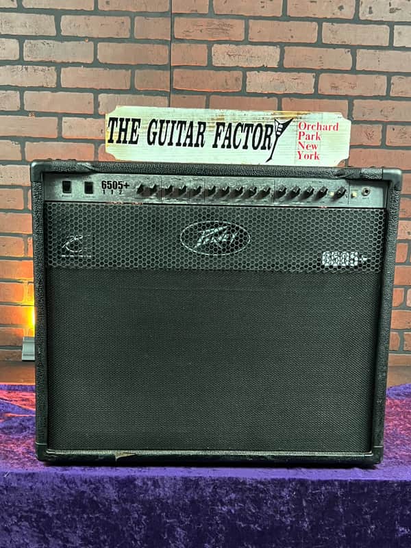 Peavey 6505+ 60-Watt 1x12" Guitar Combo 2010s - Black image 1