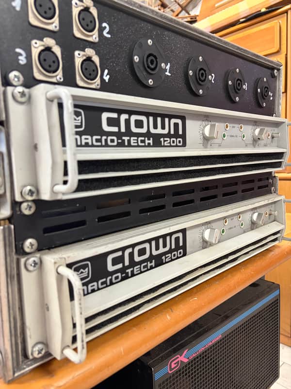 Crown MACRO - TECH  1200 Pair  amplifier set