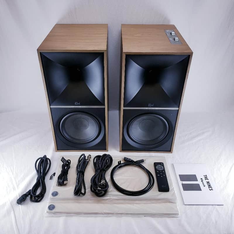Klipsch The Nines Powered Speakers Walnut (Pair) image 1