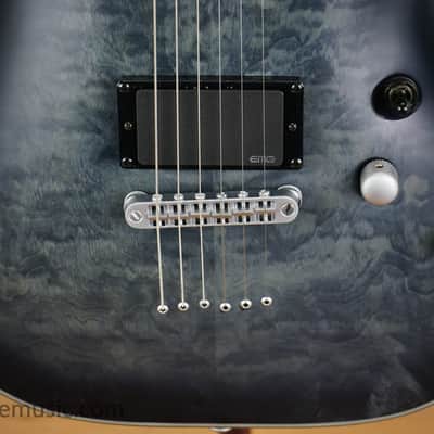 Schecter C-1 Platinum - See-Thru Black Satin image 6