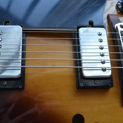 Vintage 1976 Aria Pro II EA 650 SB Guitar Sunburst ES-175 Jazz Guitar 16" Body image 6