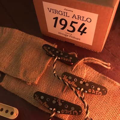 Virgil Arlo 1954 Model Strat (Original White Label Arlos) 2019 Tan image 2