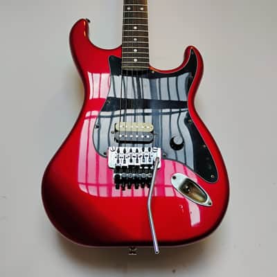 Kramer Focus 2000 Candy Apple Red Body - Focus 3000 Maple Neck - Frankenstein - 1980s - Gloss - **AS-IS** image 9