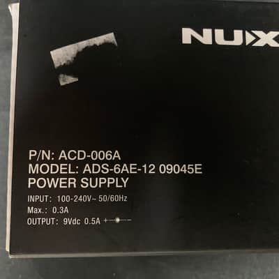NuX ACD-006A Pedal Power Supply 2010s - Black image 2