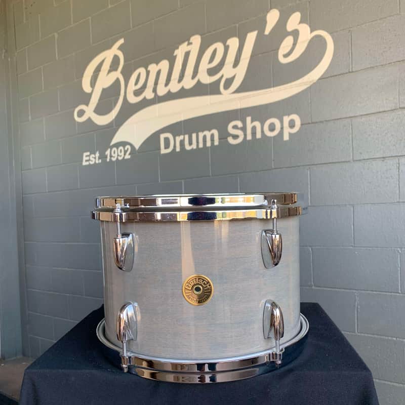 Gretsch USA Custom 8x12" Rack Tom in Light Gray Gloss (Open Box) image 1