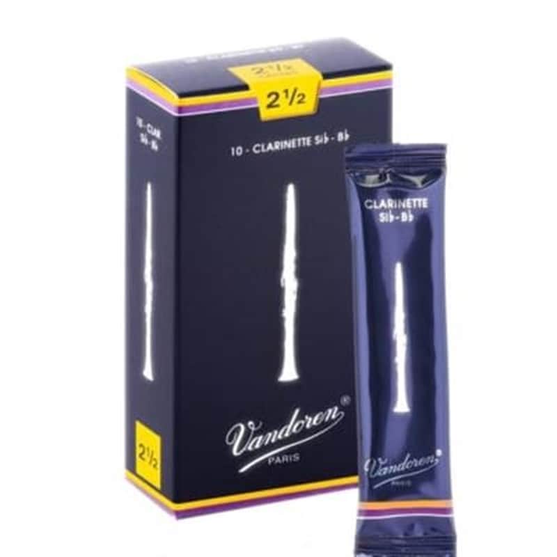 Vandoren Traditional Bb Clarinet #2.5 Reed - 10ct Box image 1