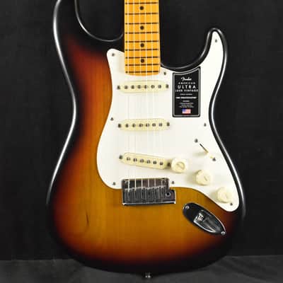 Mint Fender American Ultra Luxe Vintage '50s Stratocaster 3-Color Sunburst Maple Fingerboard image 1