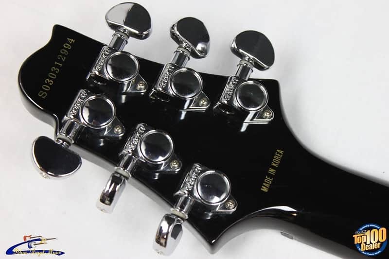 2003 Samick Greg Bennett CA2 Cobra Electric Guitar, Black, Made in