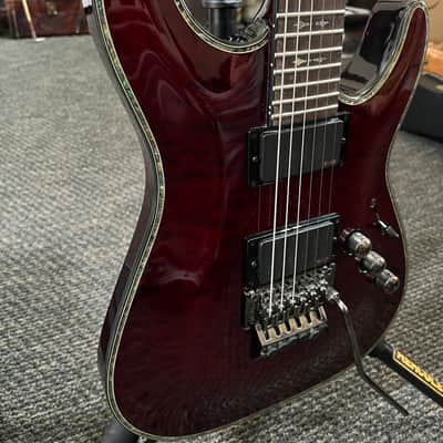 Schecter C1 Hellraiser 2000s - Black Cherry image 4