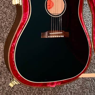 2022 Gibson 1950 S J45 Ebony Black acoustic electric guitar made in the usa ohsc image 18