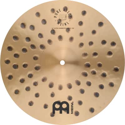 Meinl Pure Alloy Extra Hammered Hi Hat Cymbals 14" image 5