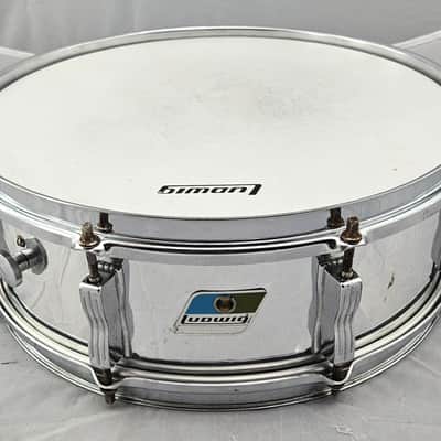 Ludwig Rocker II Wood Snare Drum 5x14 1984 - Chrome Over Wood image 1