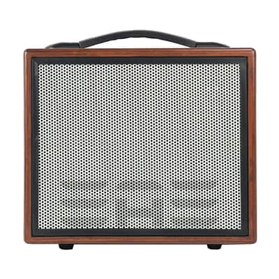 Elite Acoustics EAE D4-8 (OPEN BOX) Rechargeable Acoustic Amp with 4 Chan Digital Mixer/LFP Battery - Wood image 5