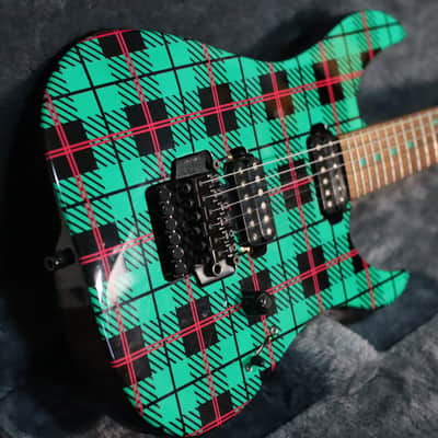 Yamaha RGZ820R Blues Saraceno 1993 Watermelon Plaid image 3