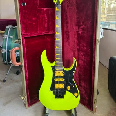 2012 Ibanez RG1XXV 5th Anniversary Fluorescent Yellow with Hardcase image 10