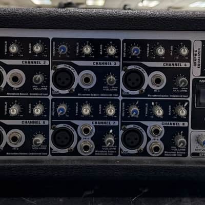 Guardian Audio B8MP3 8-Channel Powered PA Mixer Head w/ USB MP3 Player & Effects image 1