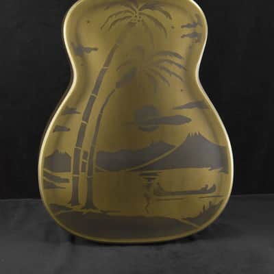 National Style O 14-Fret Antique Brass Weathered Finish image 5