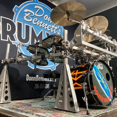 Rick Allen's 1992 Def Leppard Adrenalize Tour DW and Hart Drum Set (#4). Autographed! image 16