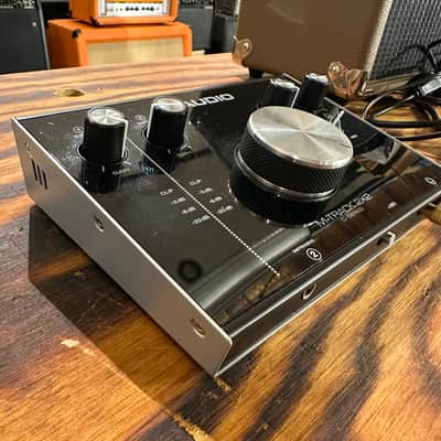 M-Audio M-Track 2x2M USB Audio/MIDI Interface 2010s - Black image 2