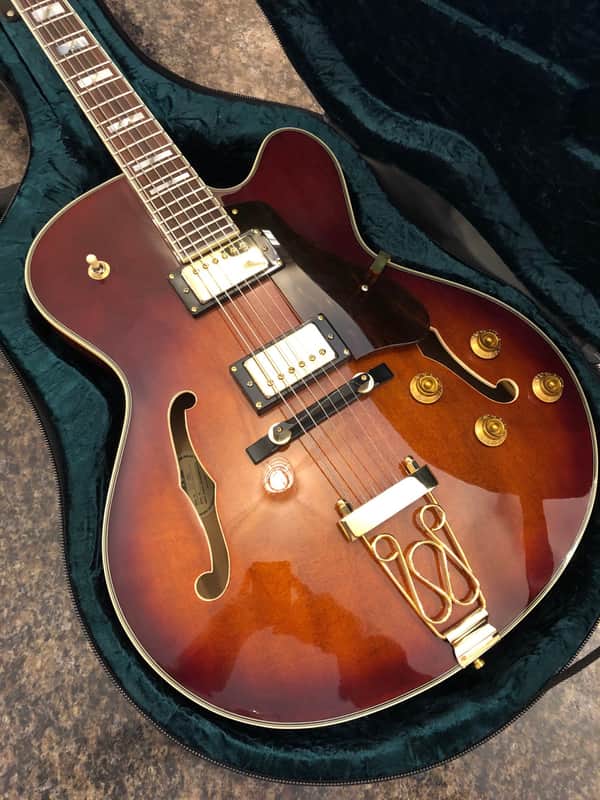 Samick HF-650 Artist Series, 1997, Full Body Tobacco Burst, Original and Mint Condition! image 1