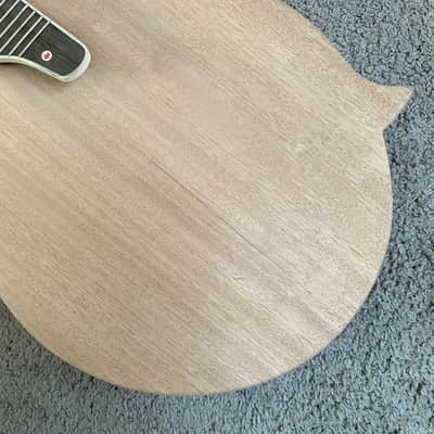 All Solid Mahogany 8 String Mandolin, Rosewood Fingerboard Neck image 12