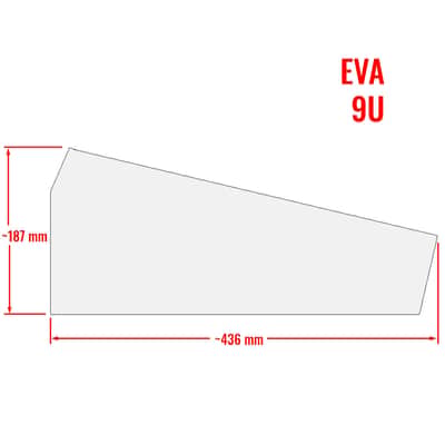 9U / 84hp Eurorack case EVA • Dark oak • Threaded strips • Powered Bild 11